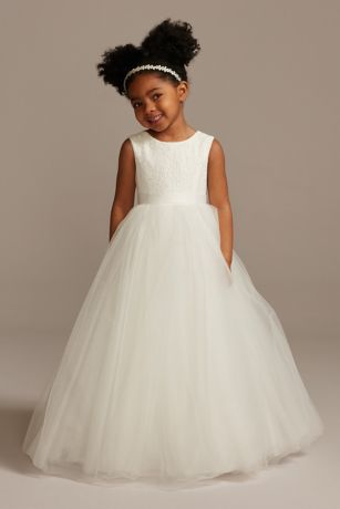 ball gown white dress for girls